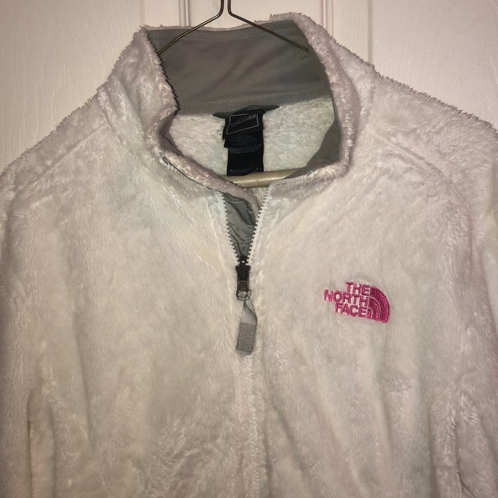 White Special Edition Northface Fleece Coat - Picture 2 of 2